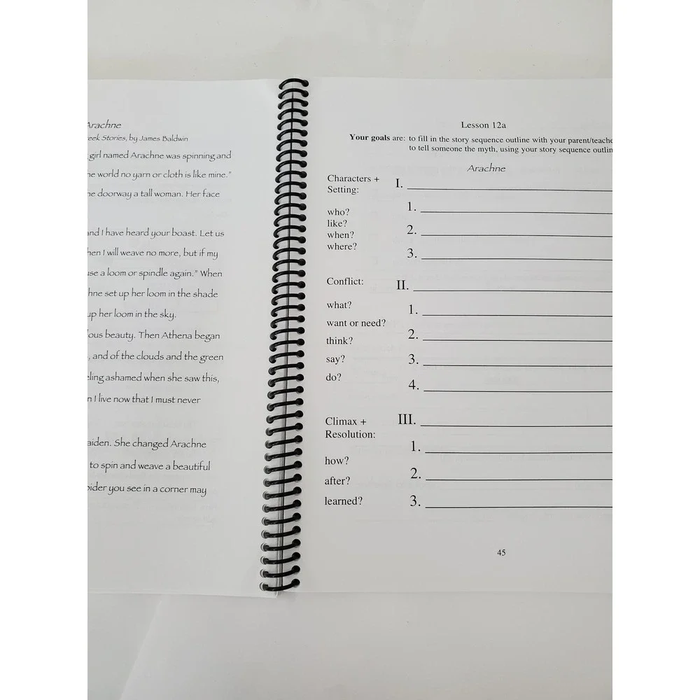 IEW Fables Myths and Fairy Tales Writing Lessons Maria Gerber Spiral Bound 2008